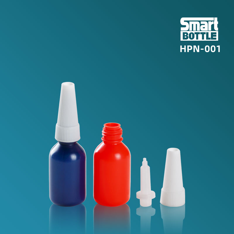 UV膠螺紋密封膠瓶黑色塑料尖嘴瓶