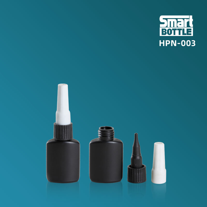 UV膠螺紋密封膠瓶黑色塑料尖嘴瓶